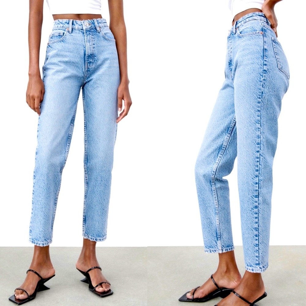 Zara Ankle Length Mom Jeans
